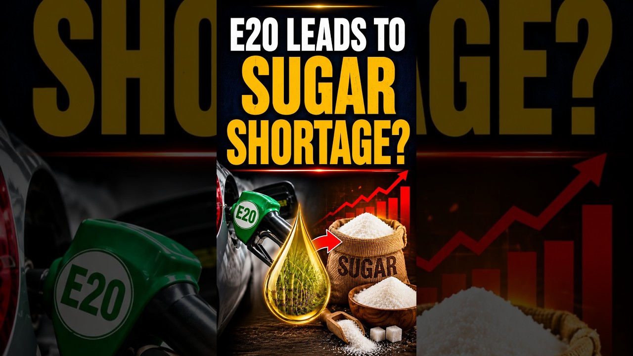 Why Sugar Prices Are Rising in India | E20 Petrol, Ethanol Blending, Sugar Imports & Diwali
