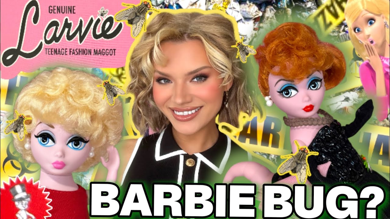 LANDFILL BARBIE!? LARVIE TEENAGE FASHION MAGGOT DOLL AND FASHION REVIEW! 