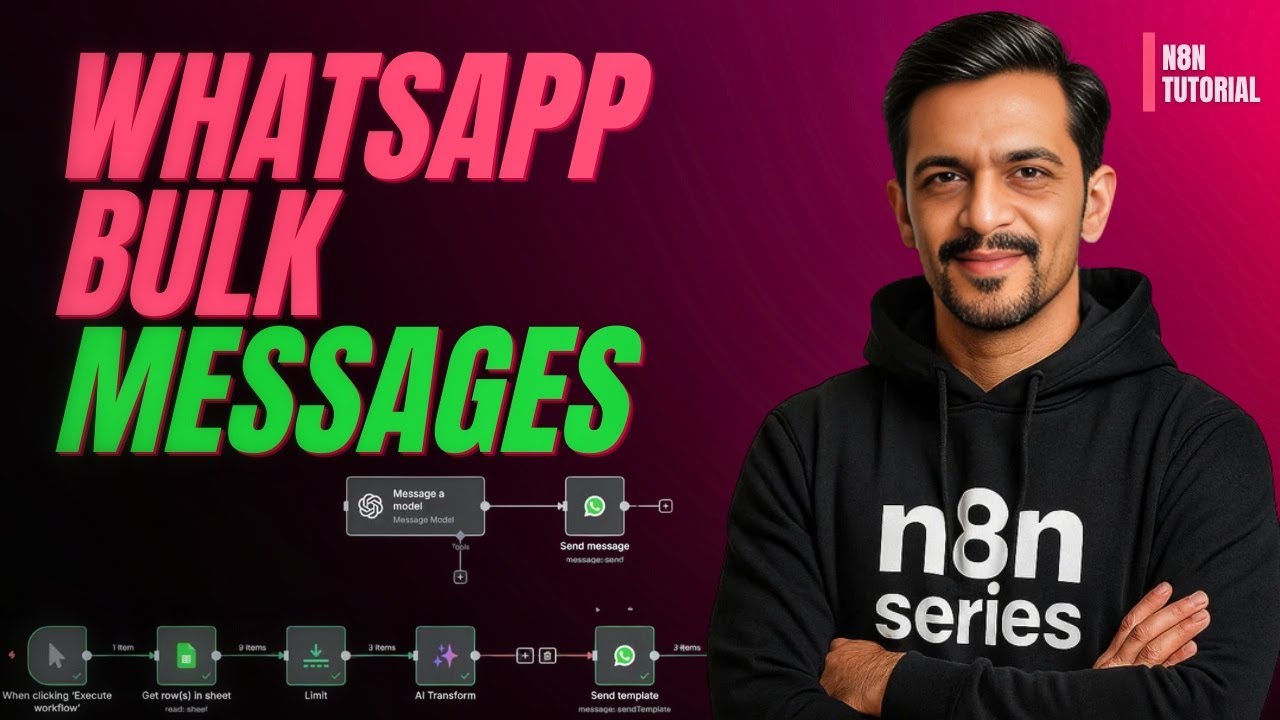 How to Automate WhatsApp Bulk Messaging with N8N