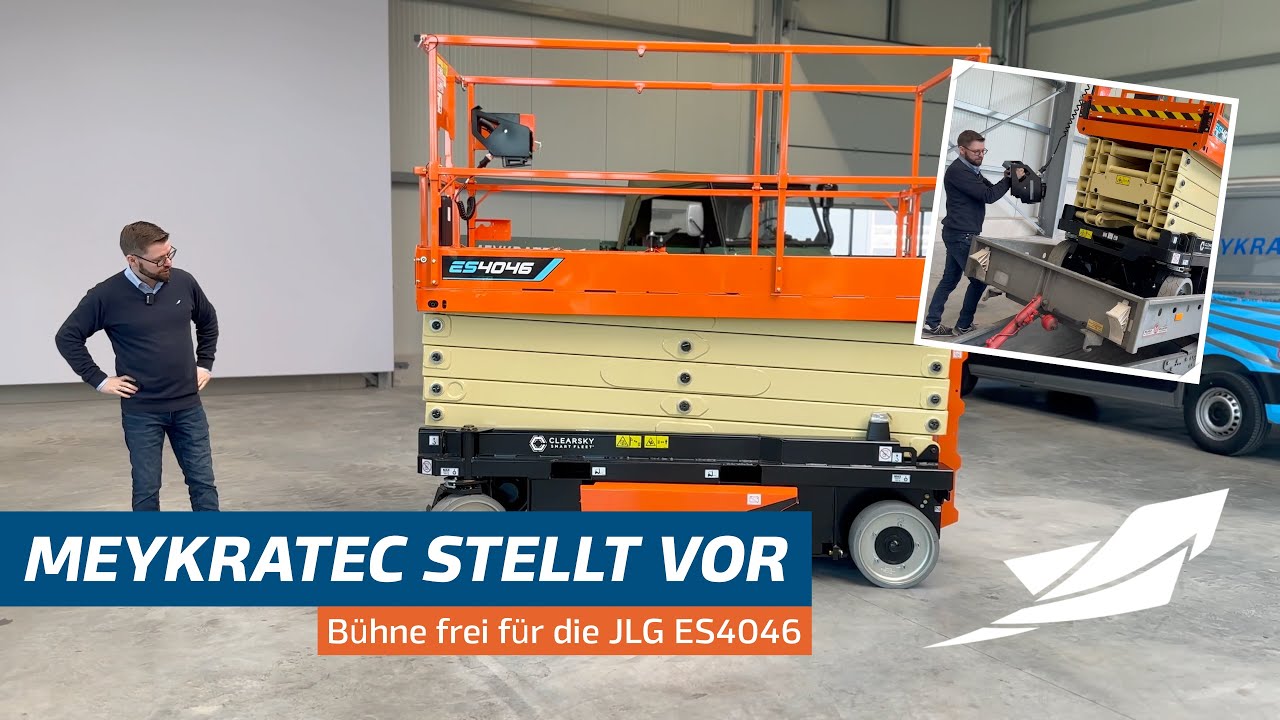 MEYKRATEC STELLT VOR – Bühne frei für die JLG ES4046 – Höhenarbeit leicht gemacht