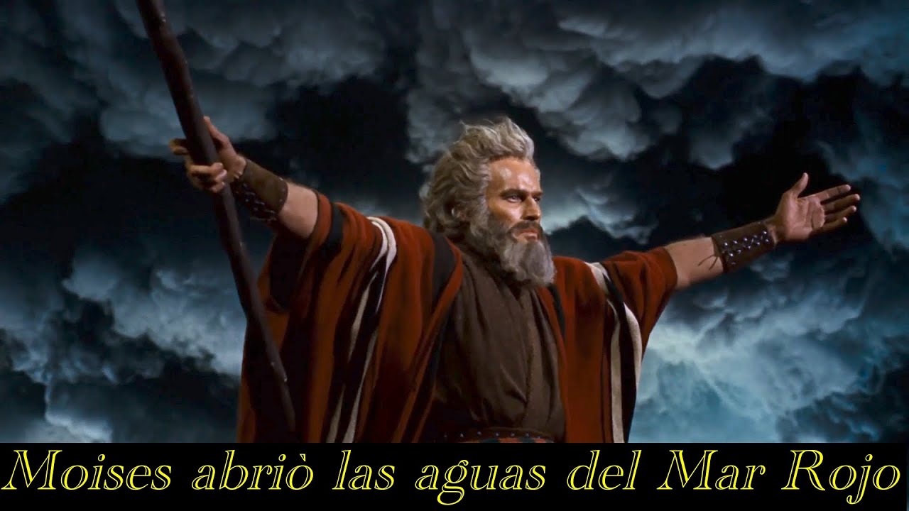 Moises: abri&ograve; las aguas del Mar Rojo. 22 de 26.  BIBLICO