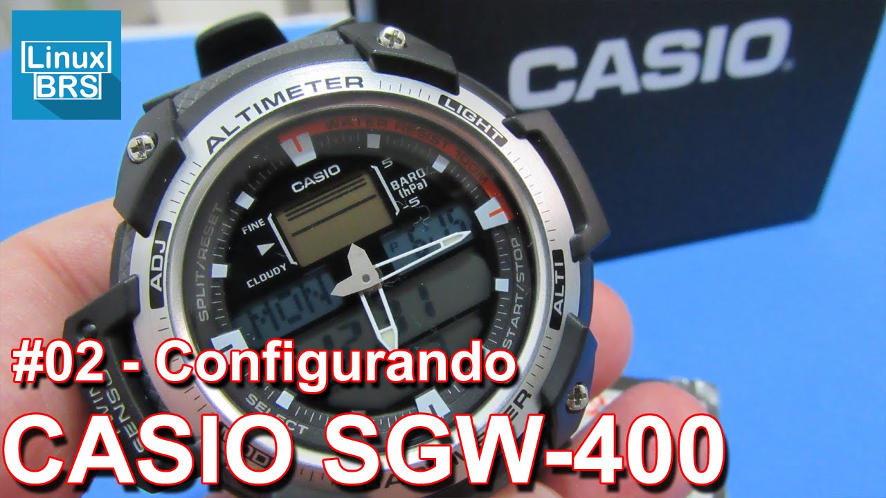 Casio sgw-400 - configurando