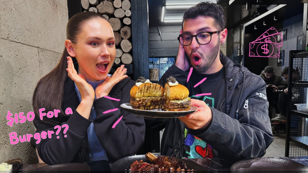 Trying the MOST EXPENSIVE BURGER in Lebanon!