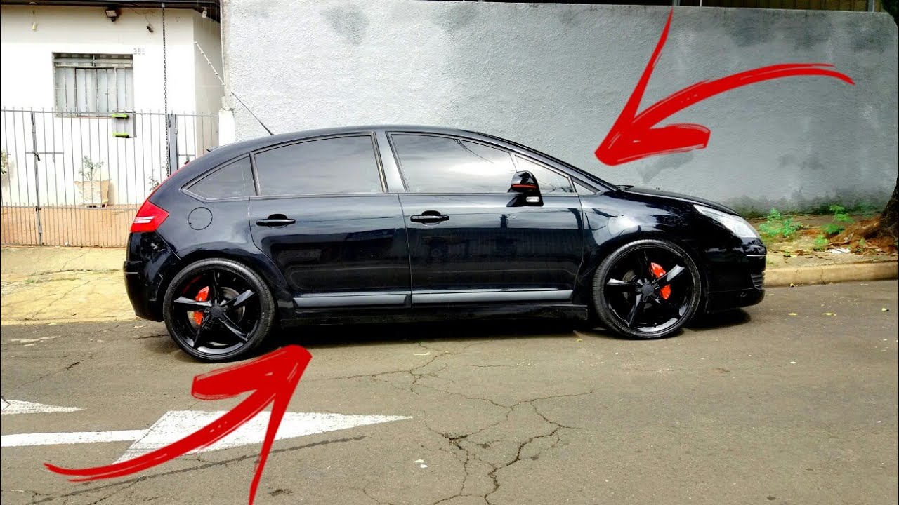 C4 HATCH RODAS 19  PRETO BRILHANTE(resultado final)