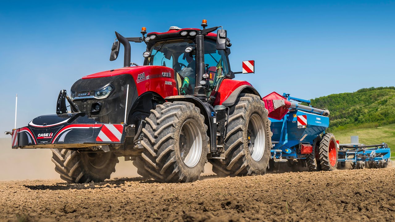 🌽 Sejba kukurice 2024 | Case IH Magnum 400 | Lemken Solitair 12 | Lemken Azurit 10