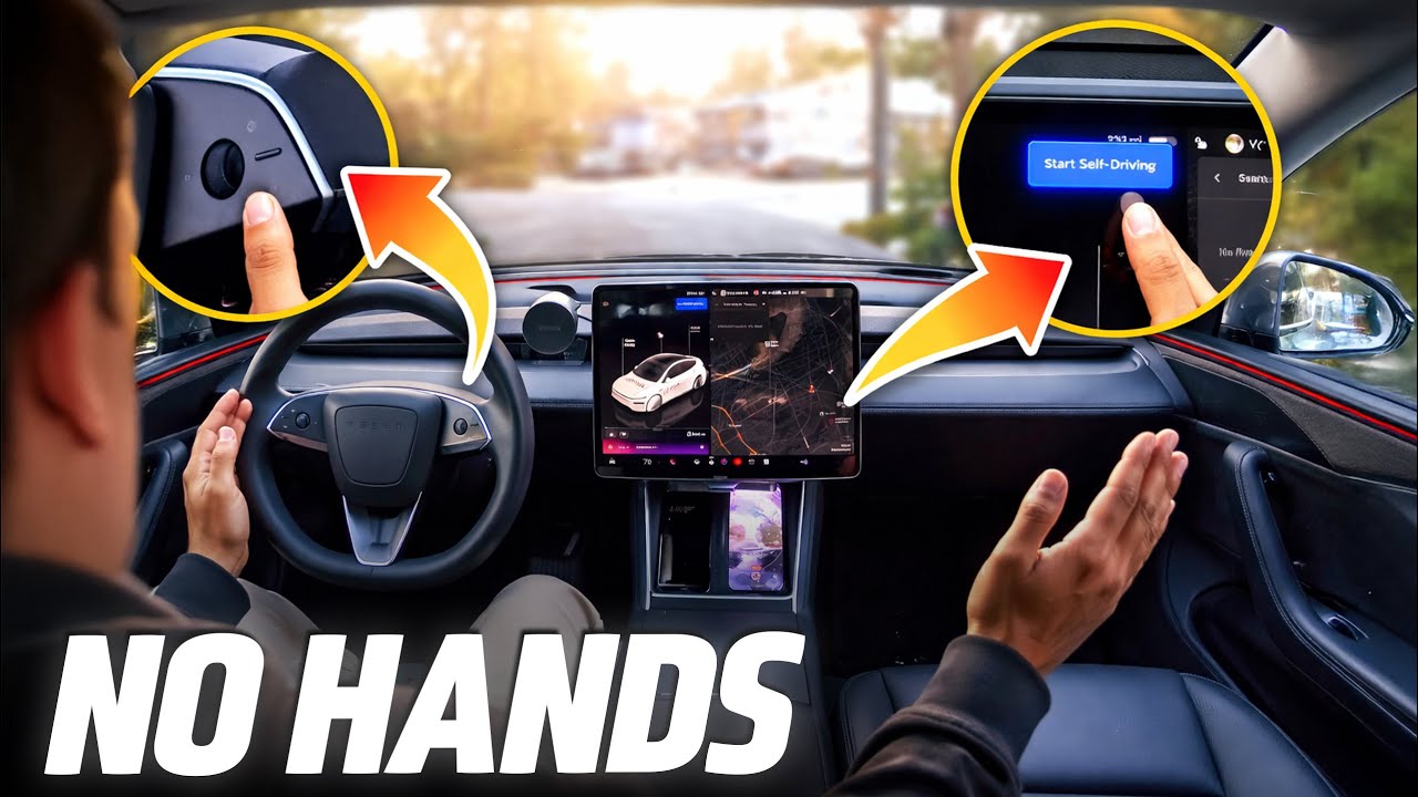 Tesla FSD Extreme Challenge: 2 Taps, Zero Steering Wheel Touches