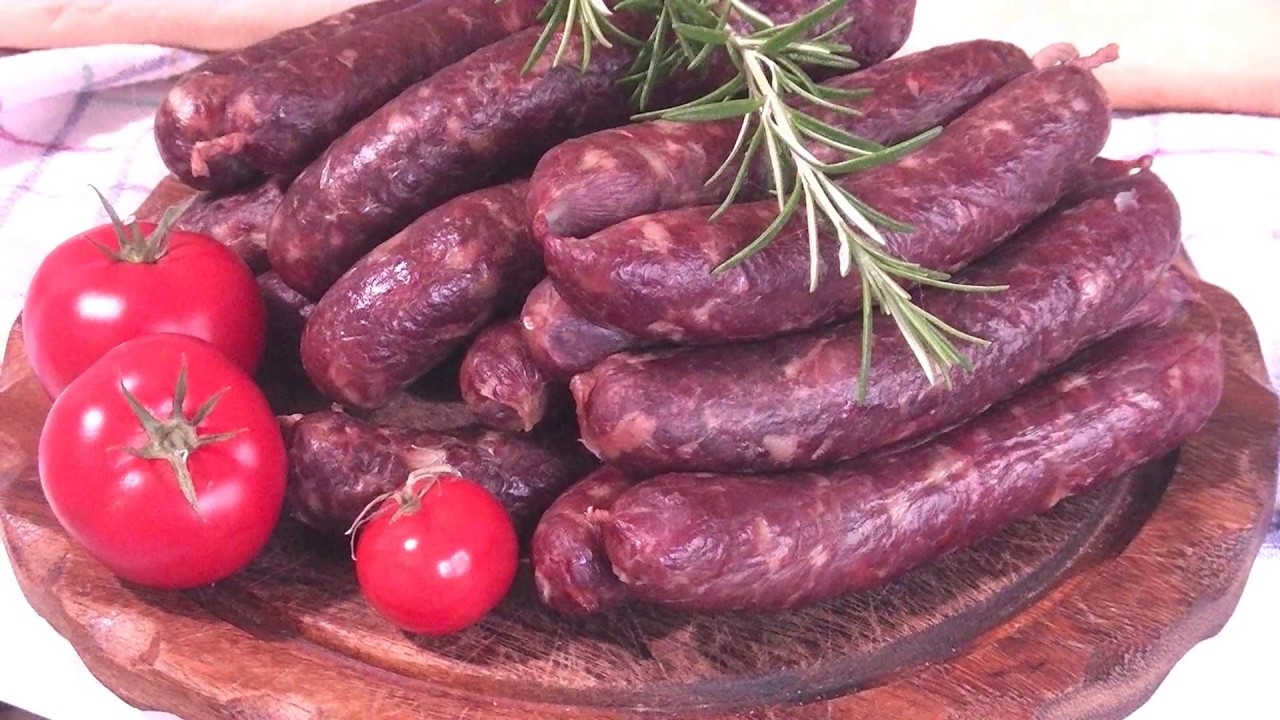 German Deer Sausage, Game Hunting Venison, How To Video littleGasthaus