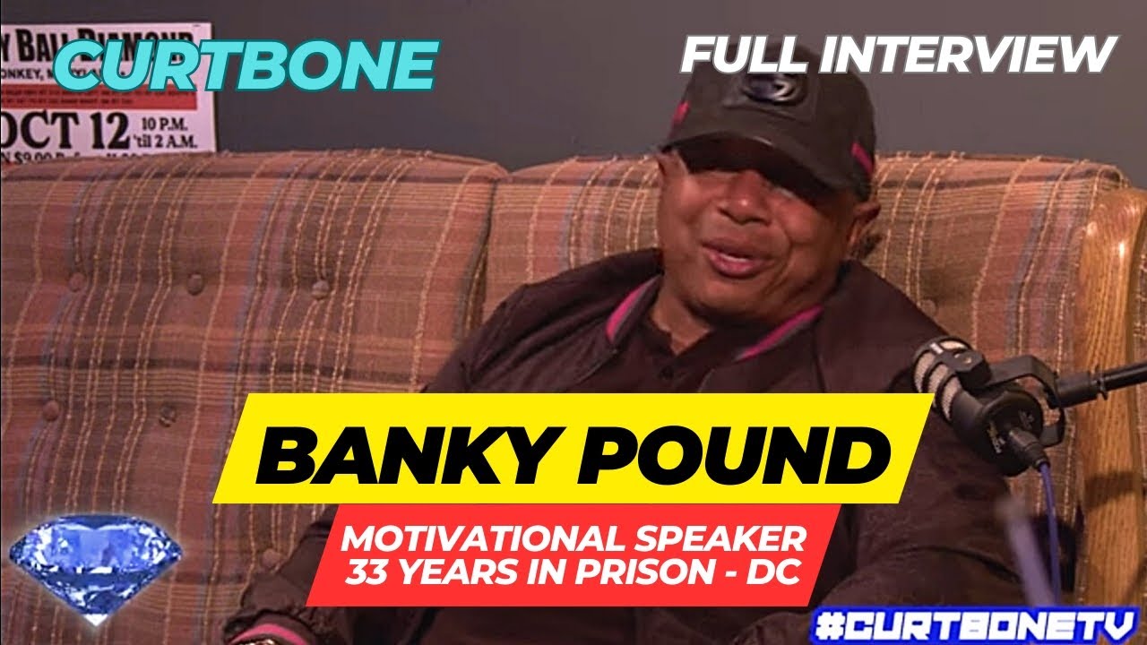 Banky Pound Full Interview, surviving 33yrs in Prison. Born in SE Wash DC, YouTuber sensation.