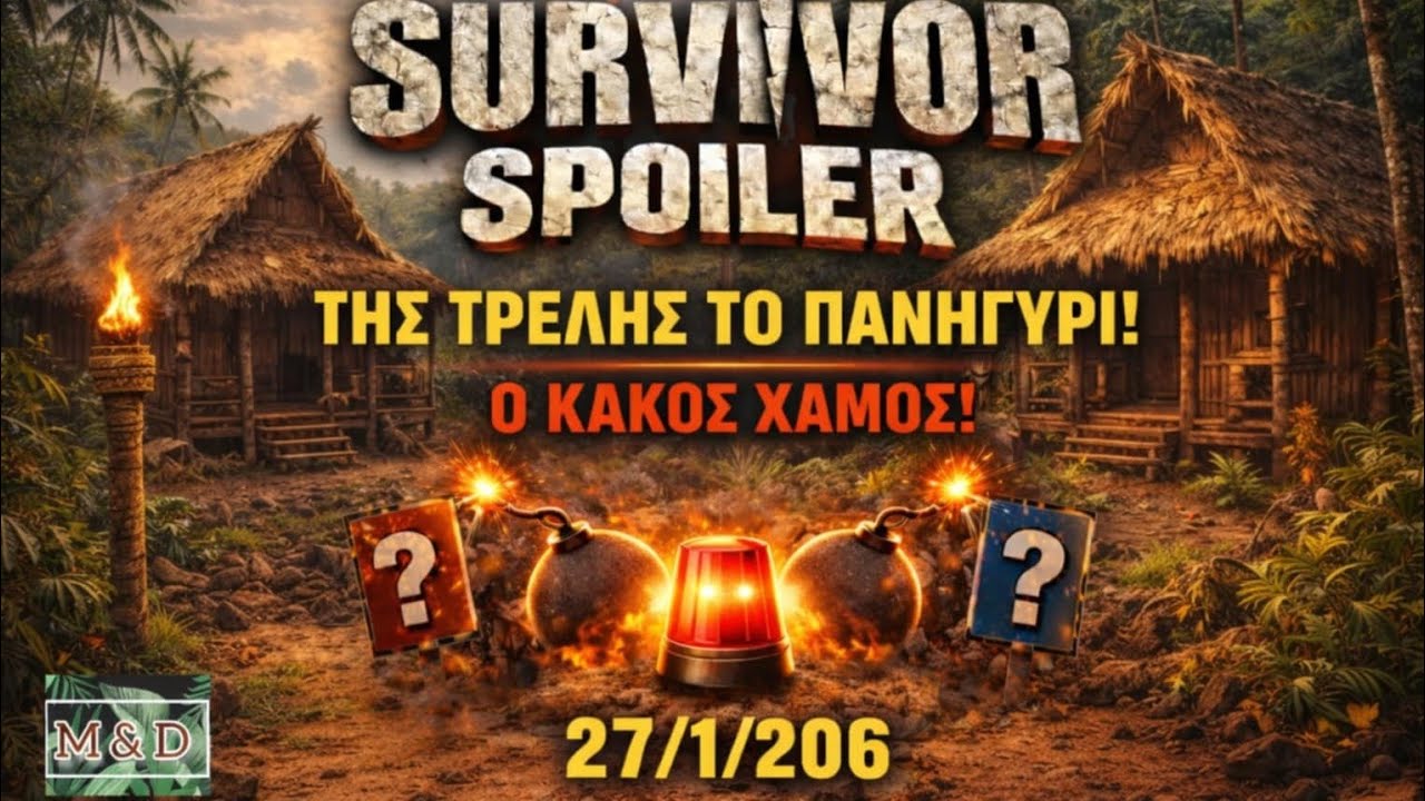 SURVIVOR SPOILER 27/1: ΤΗΣ ΤΡΕΛΗΣ ΤΟ ΠΑΝΗΓΥΡΙ - Ο ΚΑΚΟΣ ΧΑΜΟΣ !!