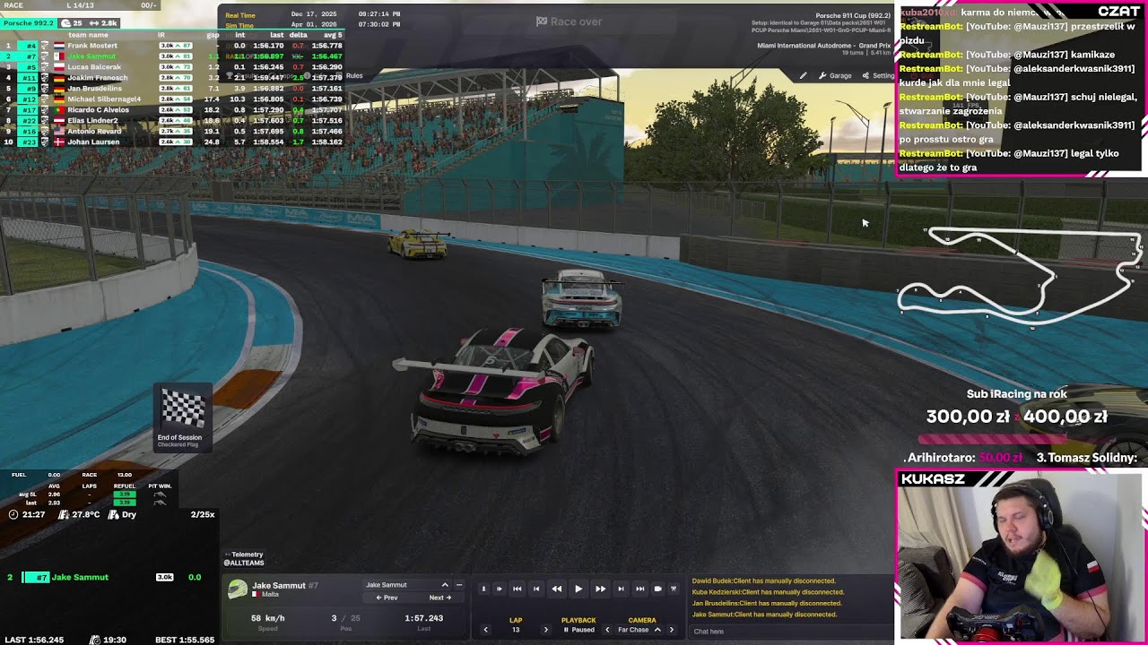 [LIVE] Upalamy pCup i Miami  | Kukasz Crew