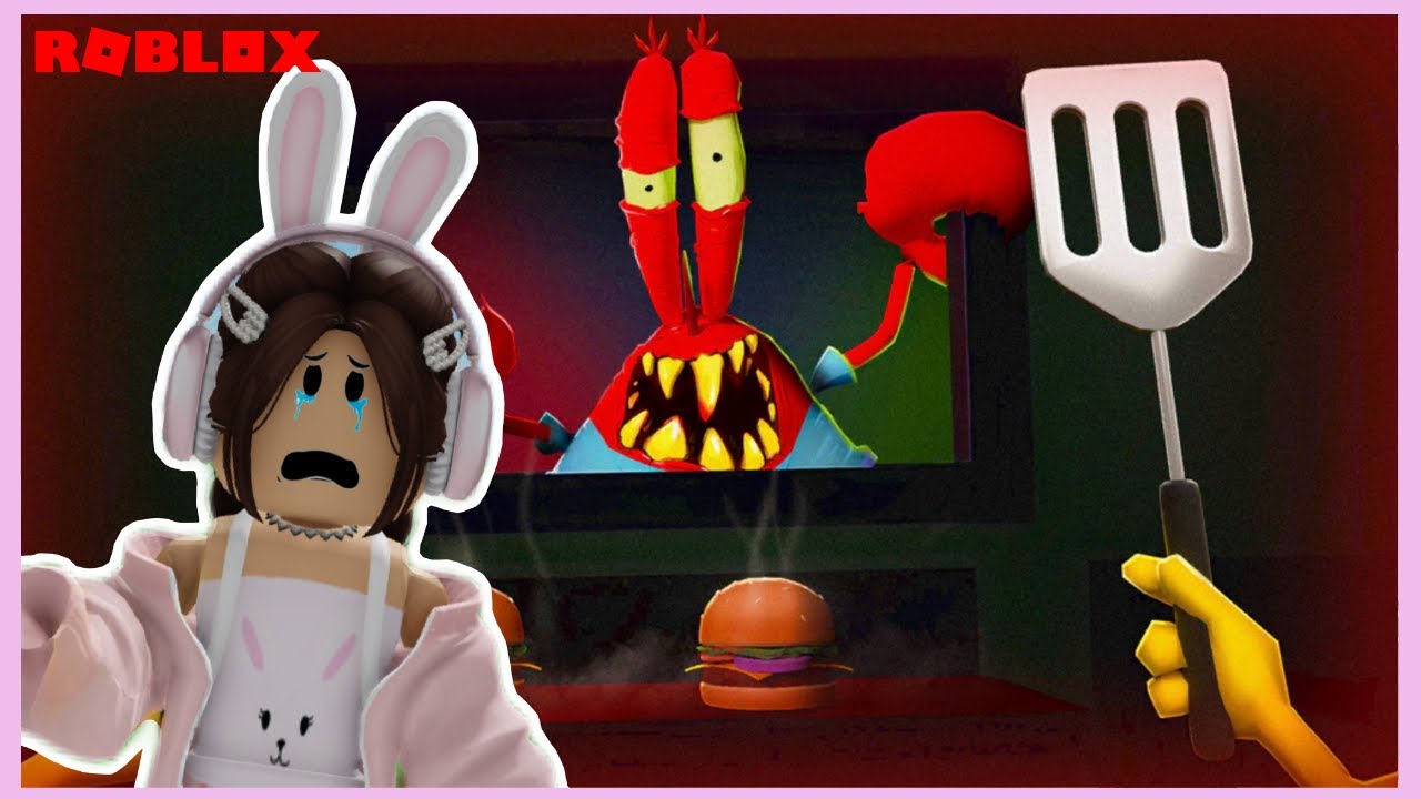 KABUR DARI KEJARAN SPONGEBOB YANG MENGERIKAN DI ROBLOX