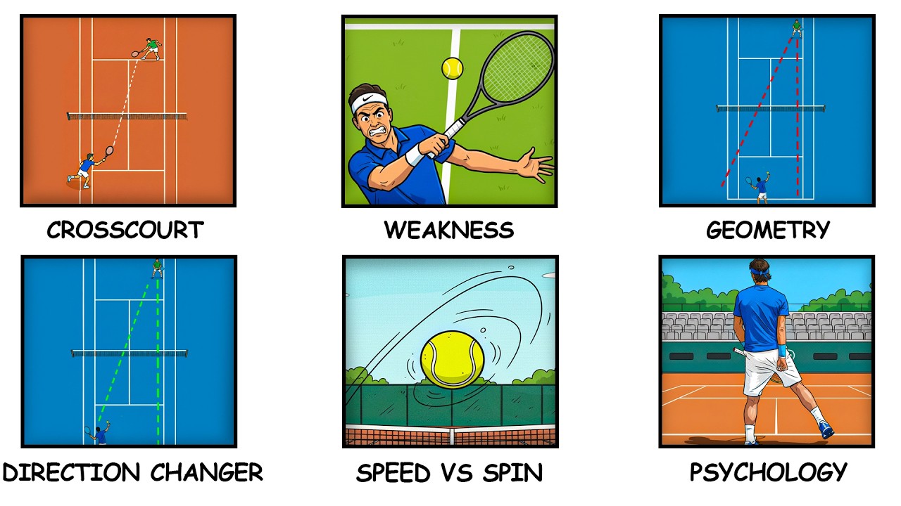 Every MUST-KNOW Tennis Tactic Explained in 13 Minutes