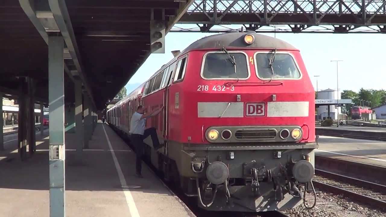 Züge im Bahnhof Lindau DB