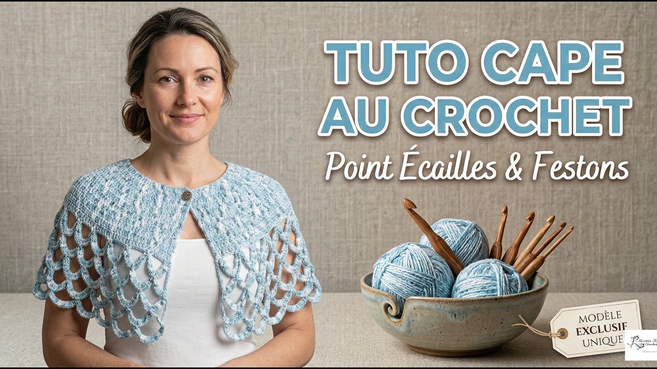 Tuto cape au crochet