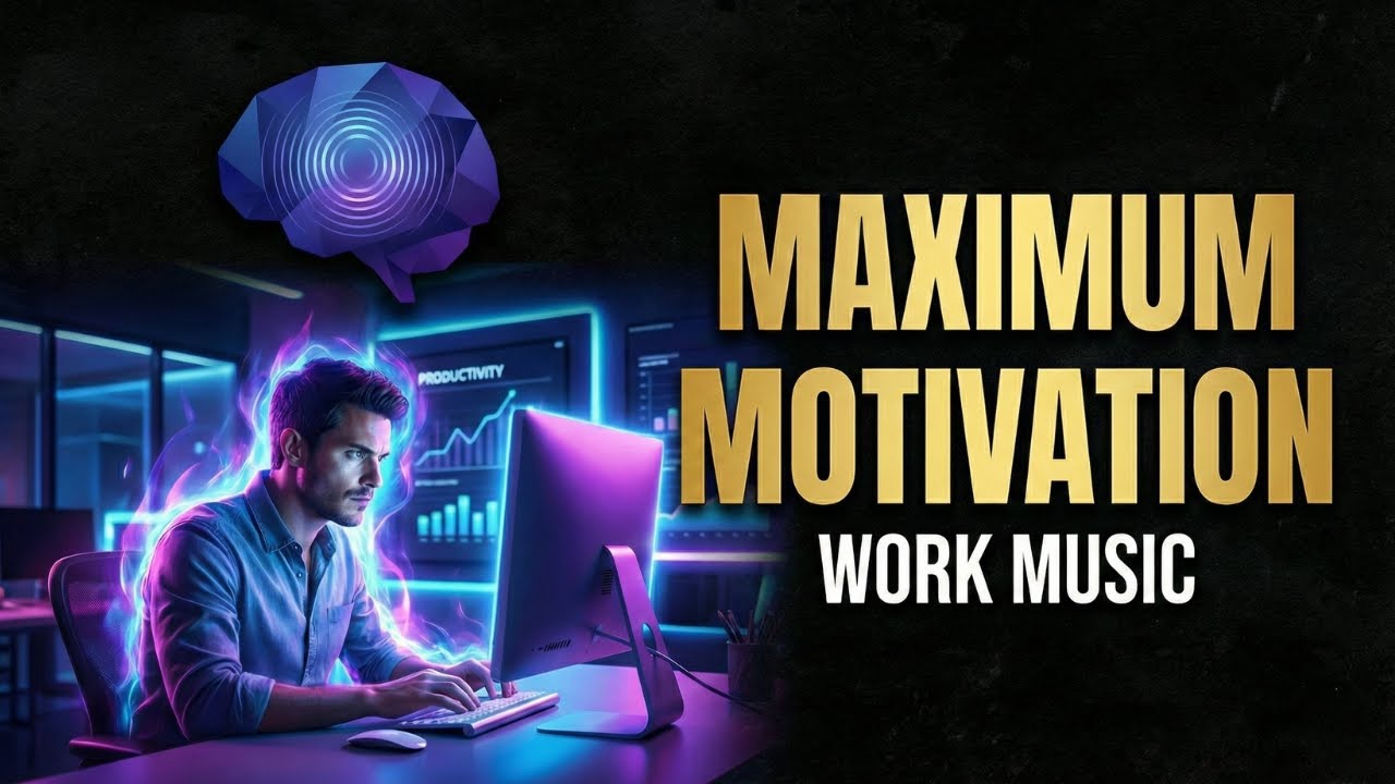 Stop Procrastinating & Work 2X Faster 🧪 3 Hrs Deep Work Motivated Music