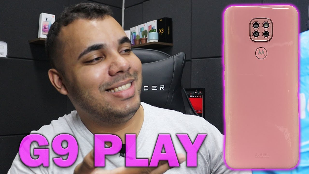 MOTO G9 PLAY ROSA! NÃO TÃO mais BÁSICO ASSIM!  SNAPDRAGON 662! Unboxing e Primeiras Impressões