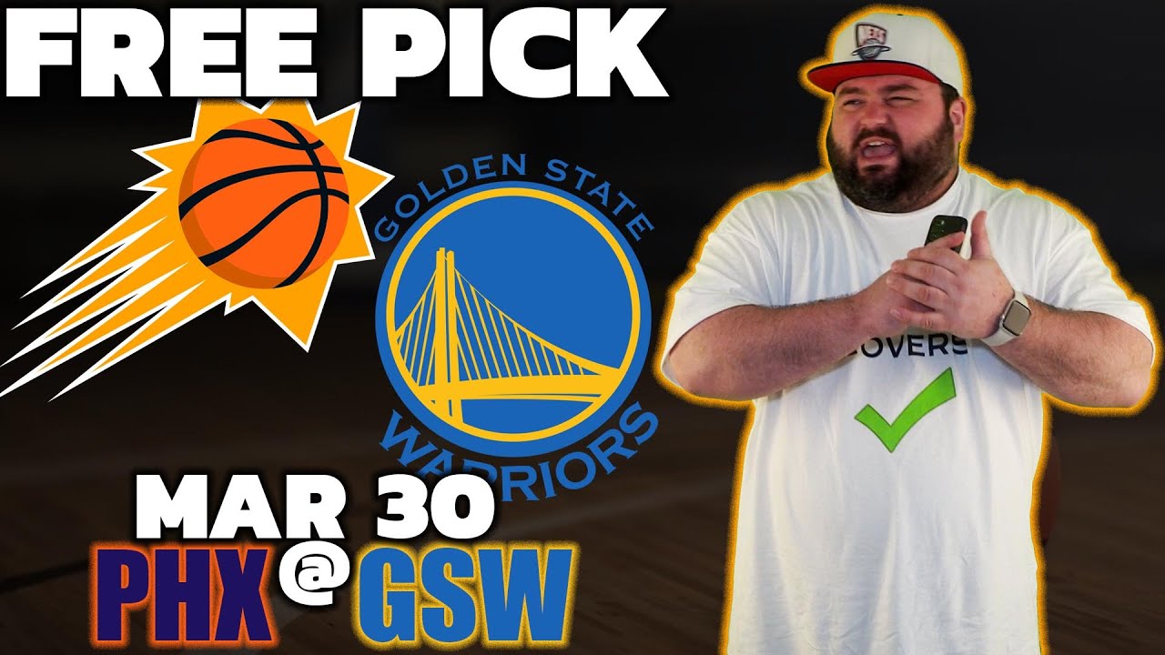 Warriors vs Suns | Free NBA Picks & Predictions 3/30 | PHX @ GSW Basketball Bets | Kyle Kirms