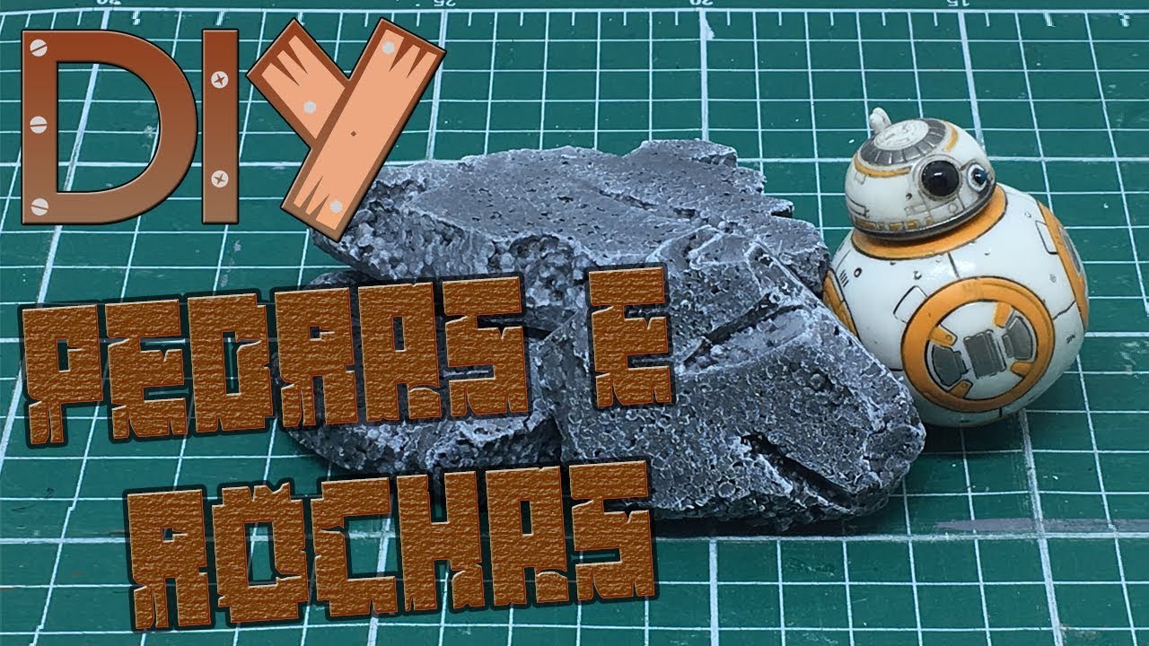Pedras e Rochas para Dioramas - DIY