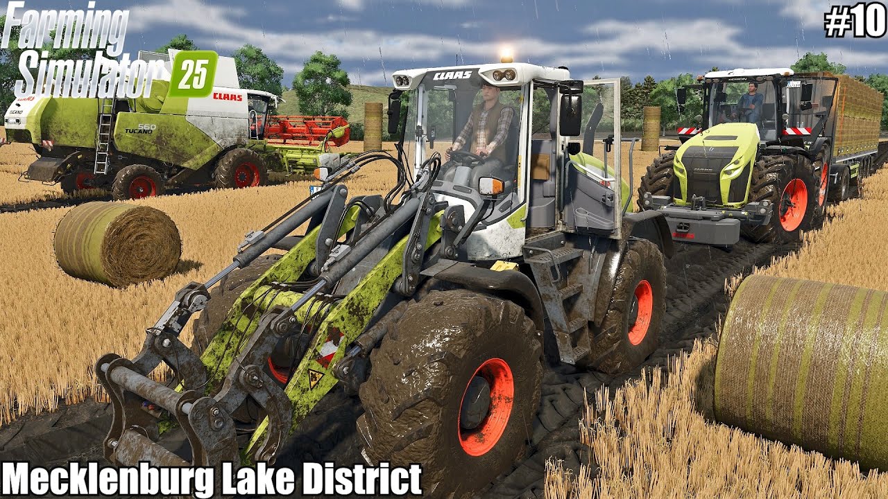 HAULING BALES BEFORE THE STORM AND BUYING A NEW CLAAS WHEEL LOADER | MECKLENBURG LAKE DISTRICT | 10