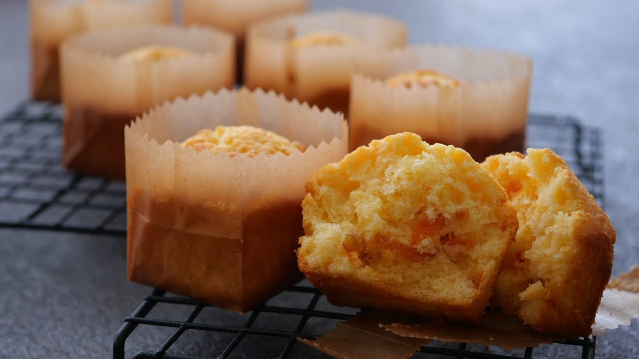 クリスマスや新年にも♡最高にふわふわしっとりなマーマレードマフィン | Fluffy and Moist! Marmalade Muffins