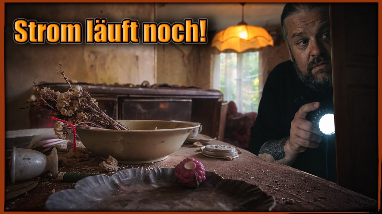 Strom läuft noch! Verlassene Molkerei mit Wohnhaus