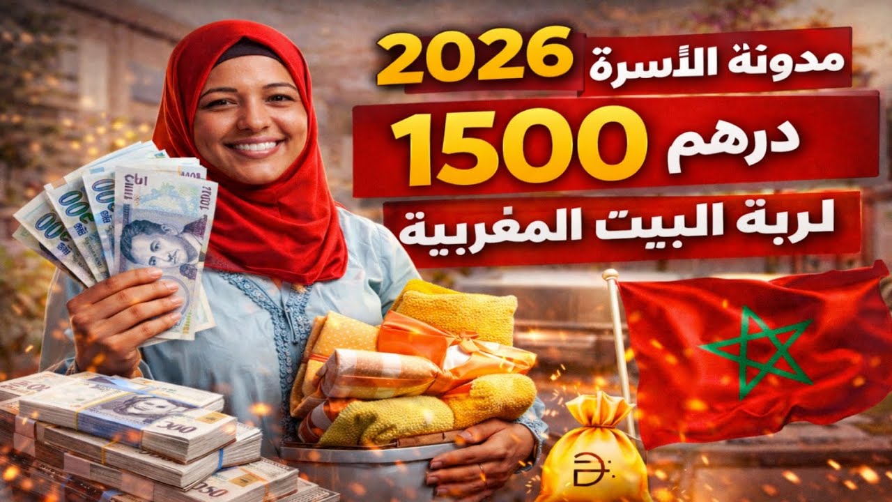 هل تحصل ربة البيت المغربية على 1500 درهم شهريًا؟ التفاصيل الكاملة #منحة1500درهم