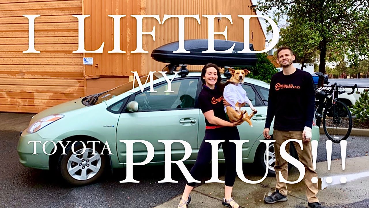 I LIFTED MY TOYOTA PRIUS! Prius Off-road lift kit