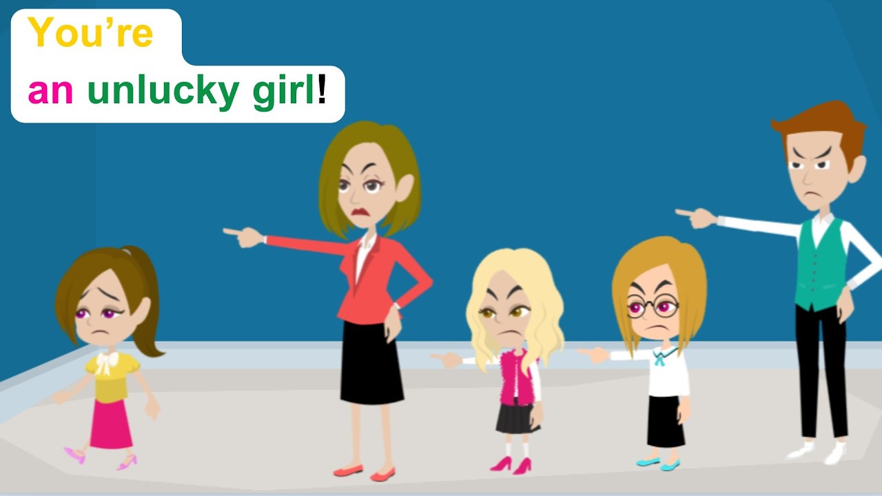 Unlucky girl Ella and Friday the 13th - English Funny Animated Story - Ella English
