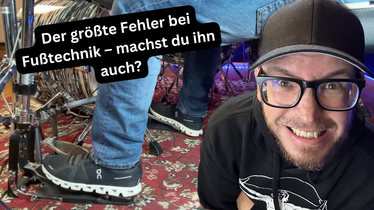 So verbessert sich Deine Fußtechnik am Schlagzeug sofort!