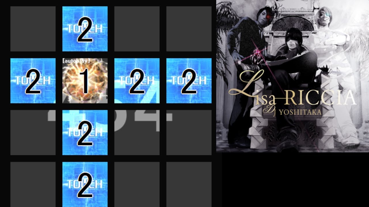 【jubeat saucer】 Lisa-RICCIA [EXT] 譜面確認(シャッター＋ハンドクラップ＋同時色分け)
