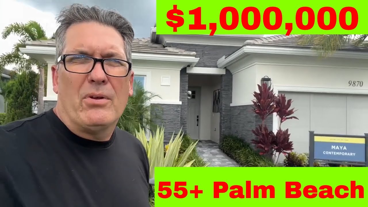 Tour Palm Beach New 55+ Luxury Homes - Regency at Avenir - 2 Home Tour