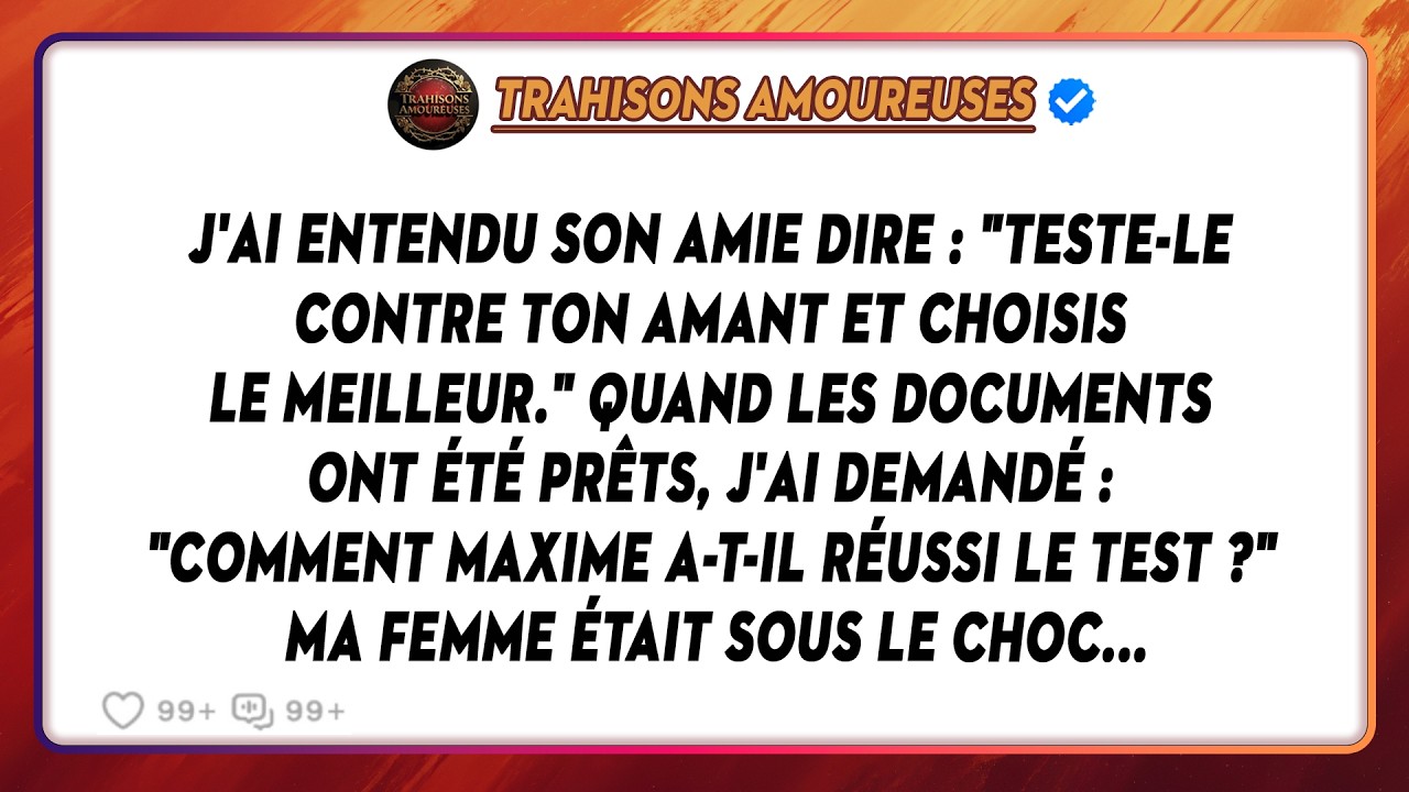 J'ai Entendu Son Amie Dire : 