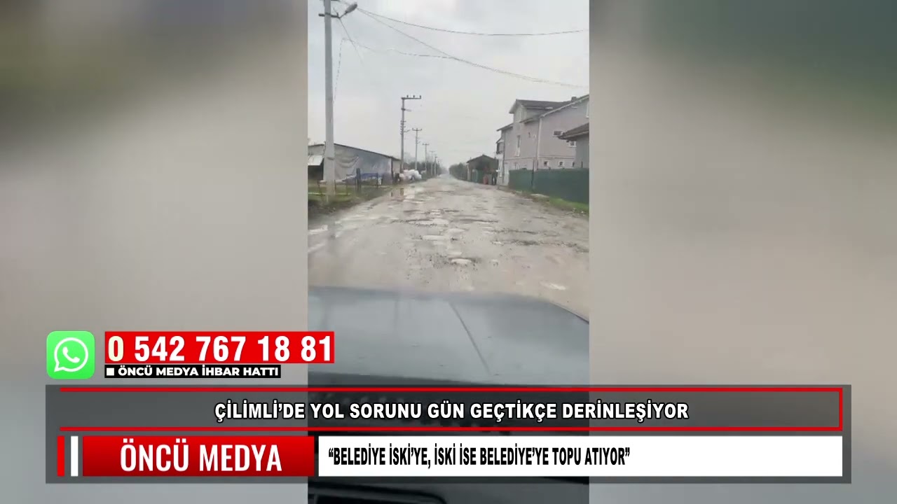 &Ccedil;İLİMLİ&rsquo;DE YOL SORUNU G&Uuml;N GE&Ccedil;TİK&Ccedil;E DERİNLEŞİYOR