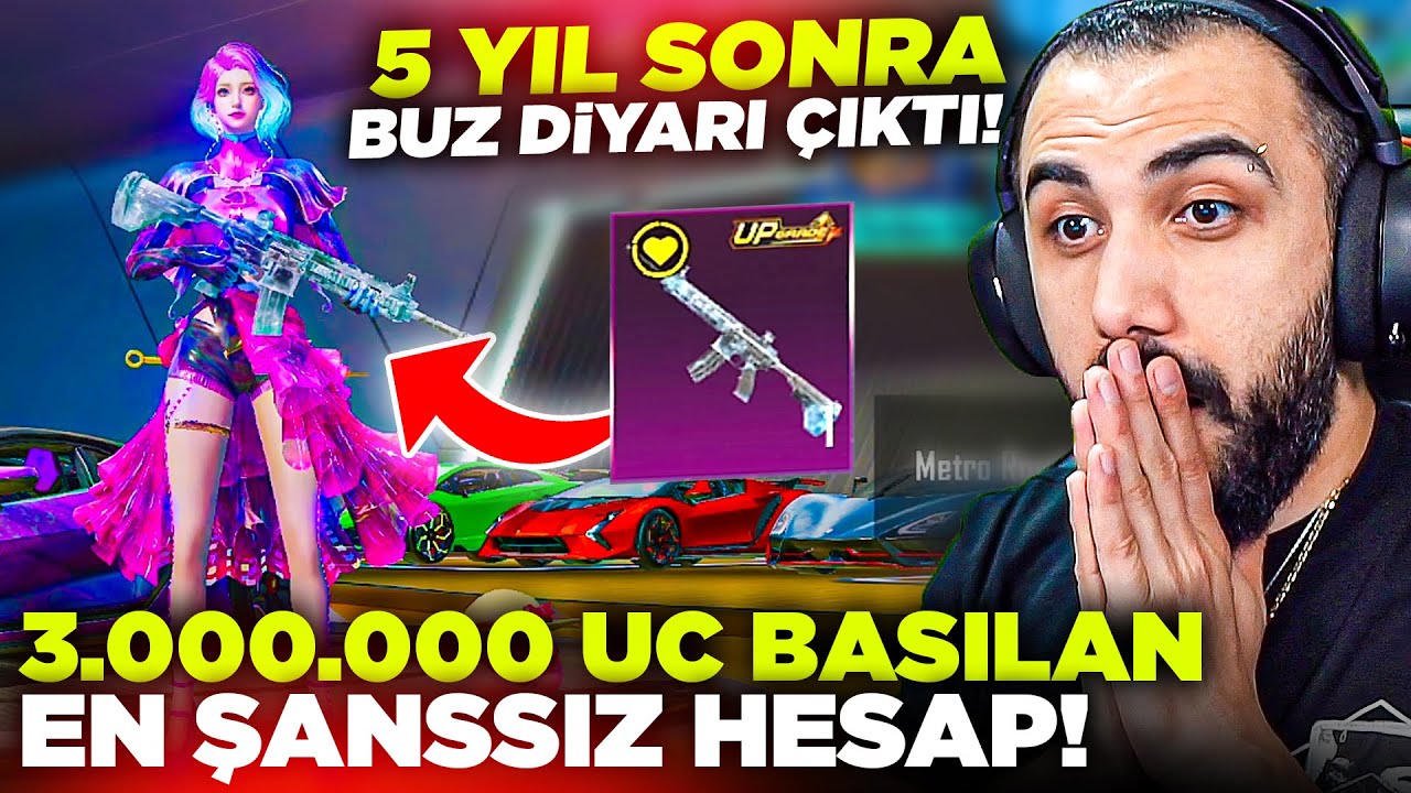 600.000 TL HARCAYIP BUZ &Ccedil;IKARTAMAYAN İZLEYİCİME BUZ DİYARI &Ccedil;IKARDIK! 😱 (LANETLİ HESAP) | PUBG MOBILE
