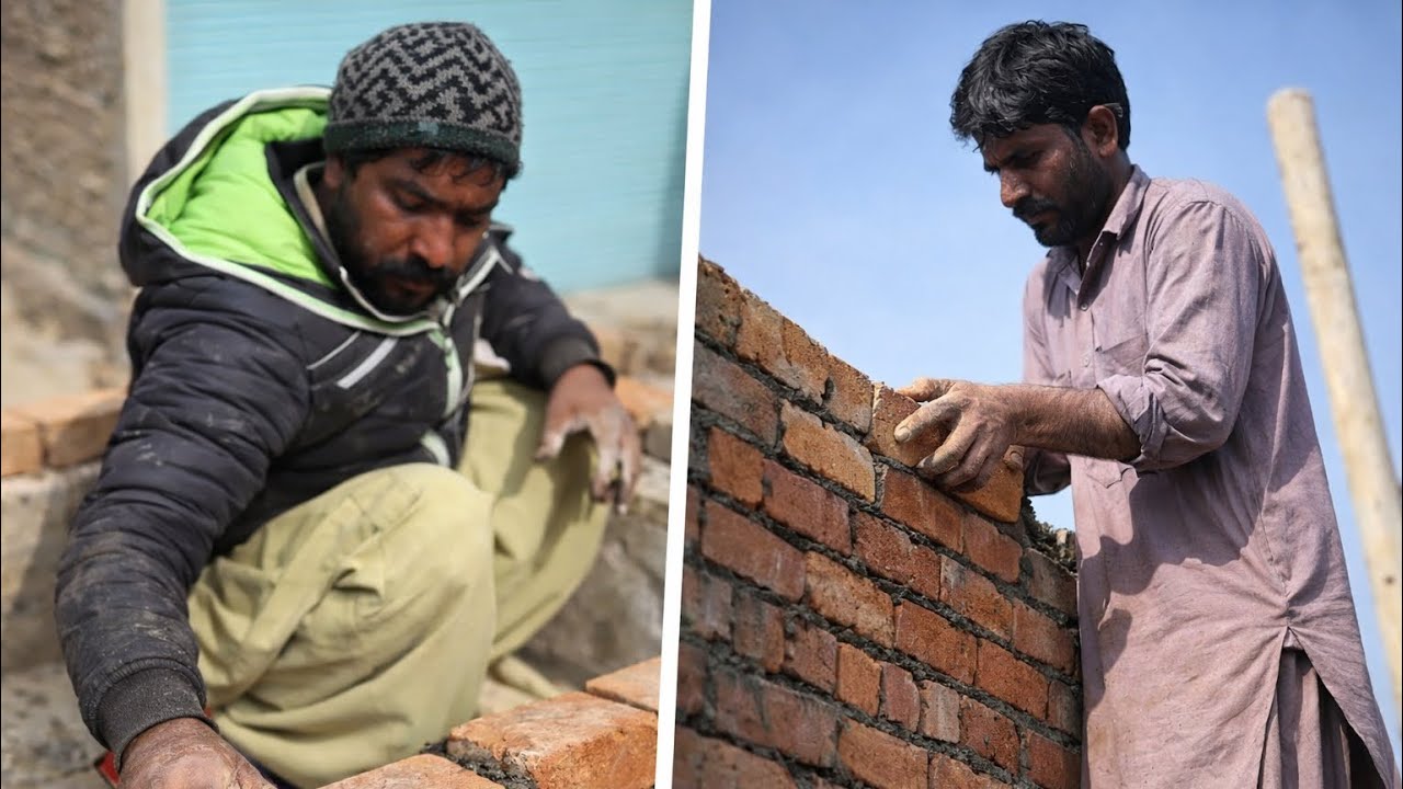 Amazing Round Brick Design | Beautiful Gola Work with Bricks | Masonry Art 2026