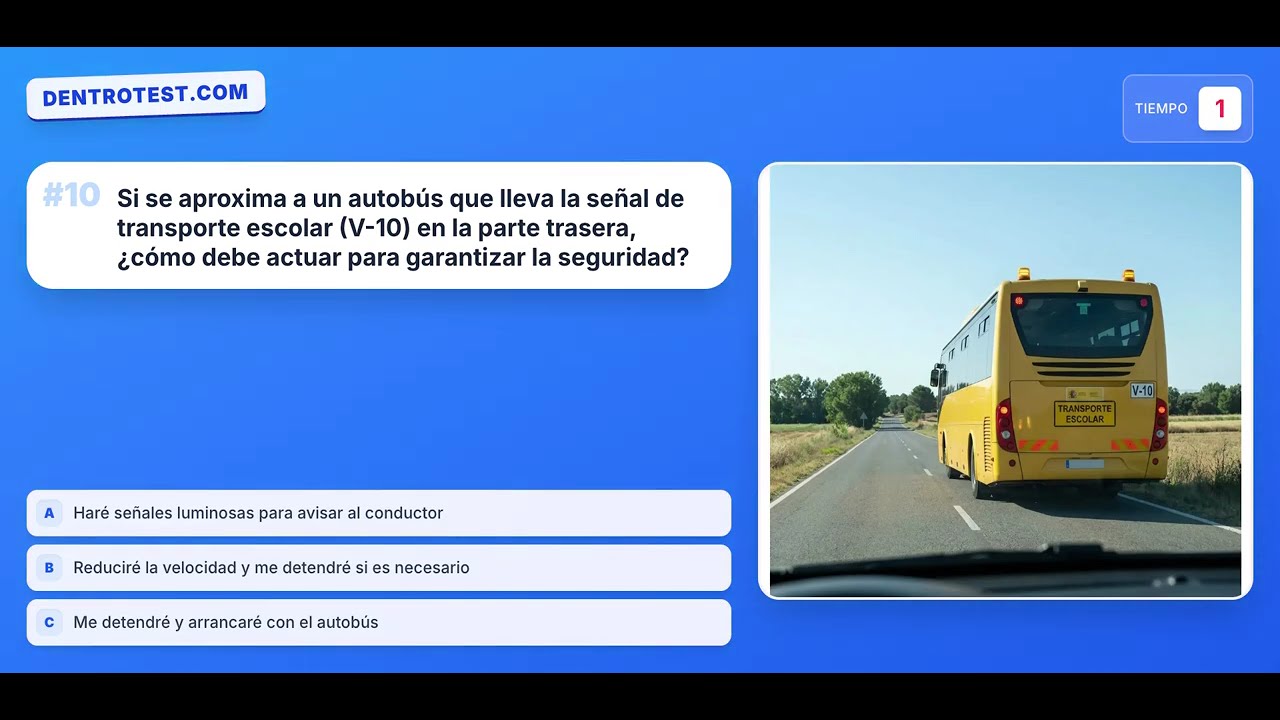Preguntas de examen de DGT sobre Peatones y Ciclistas (Los Demás Usuarios)