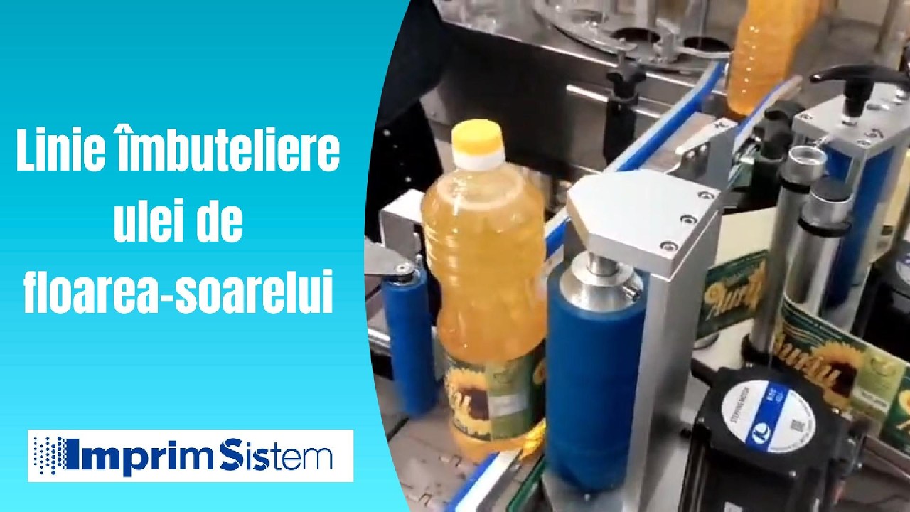 Linie îmbuteliere ulei de floarea-soarelui  – PET