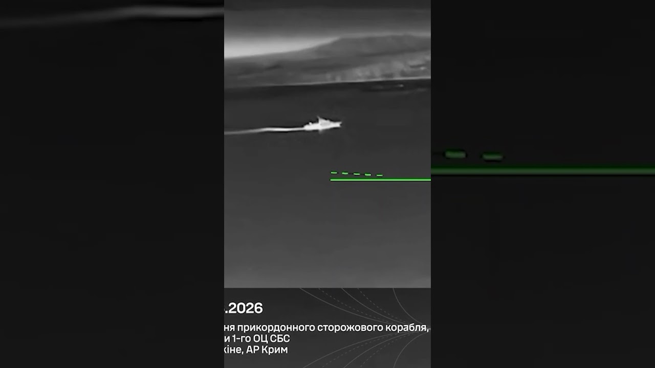Ukraine Blows Up Russian Patrol Ship After Devastating Strike on Docked Warship #shorts