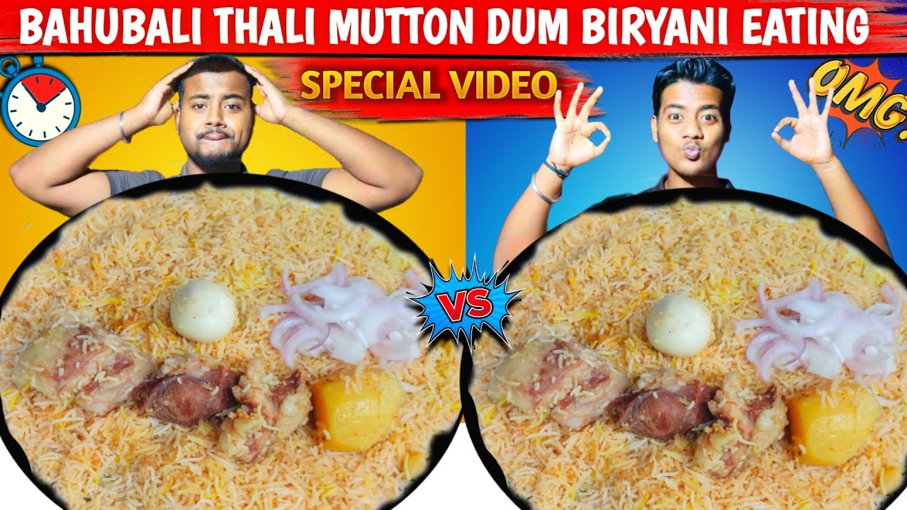Special Moment for Everyone ❤️| | Mutton Dum Biriyani Eating Challenge