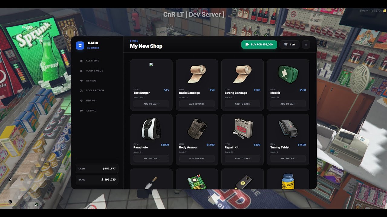 XaDa Player Owned Shops