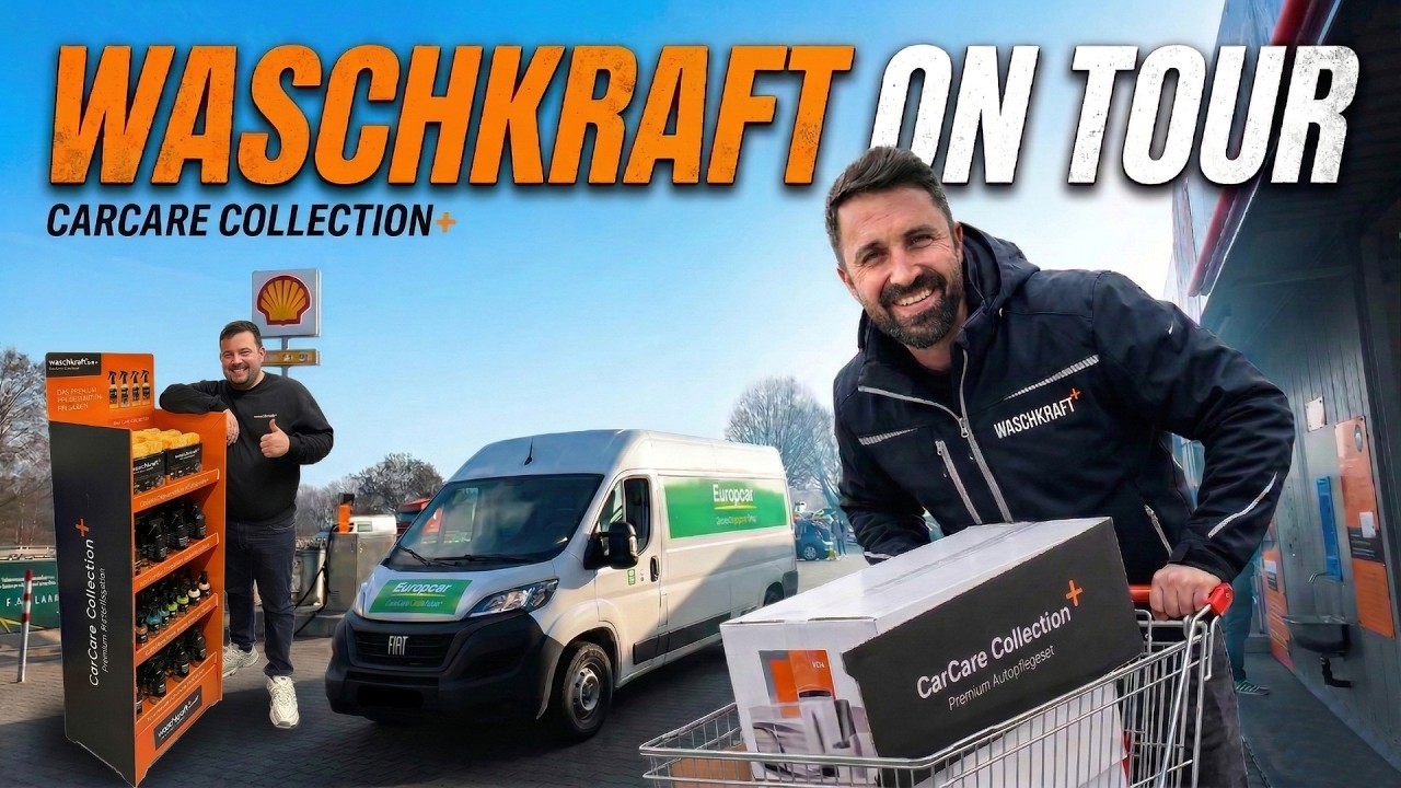 Waschkraft auf Tour! 🚀 Unsere Autopflegeprodukte jetzt in neuen Märkten!