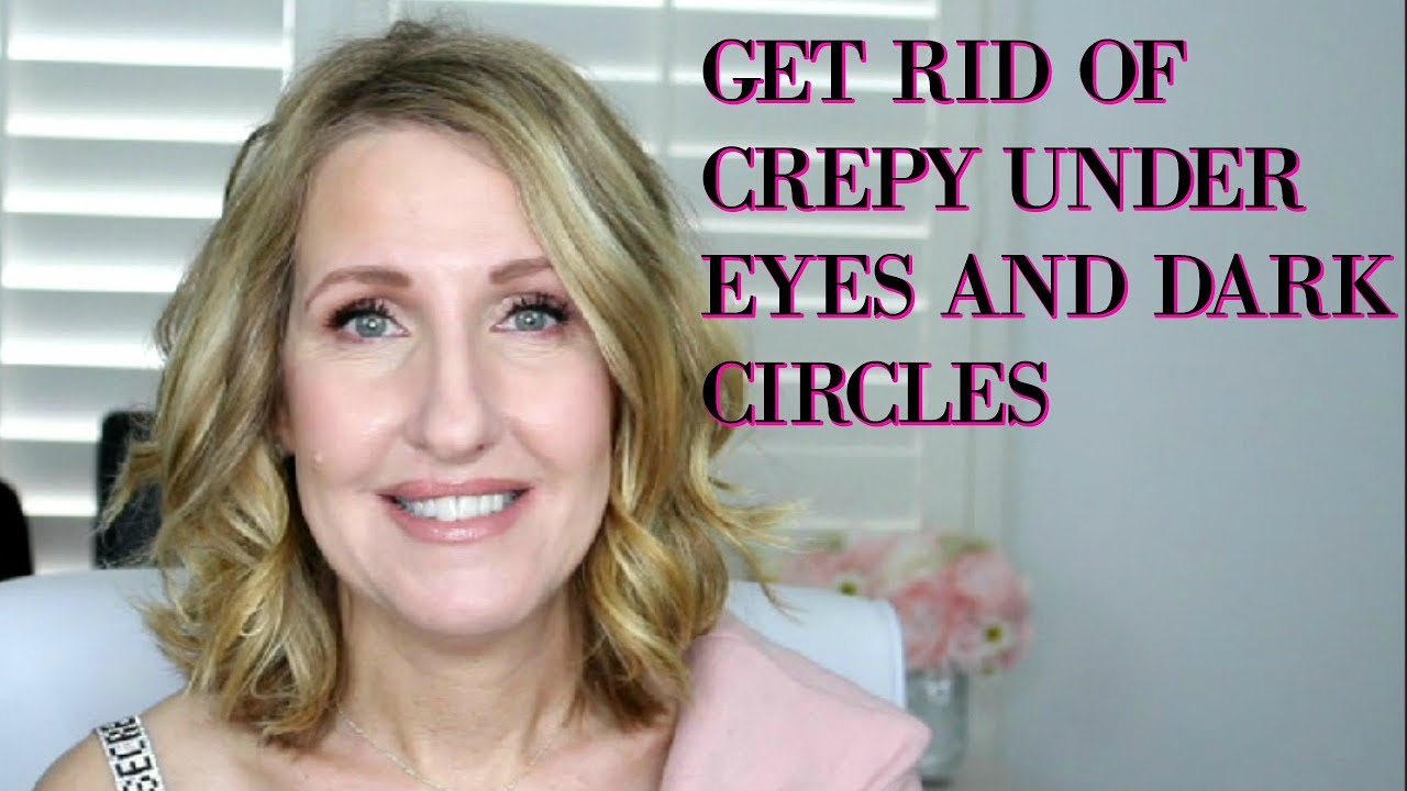 HOW TO CONCEAL AND AVOID CREPY UNDER EYES OVER 50