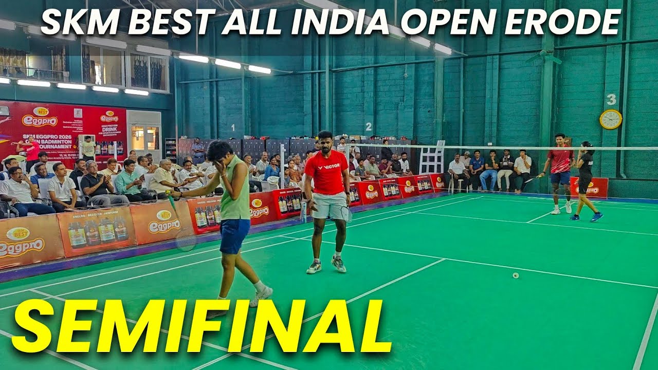PRAKASH RAJ/KARNIKA vs SATHISHKUMAR/RIDUVARSHINI | SKM ALL INDIA OPEN 2026 ERODE