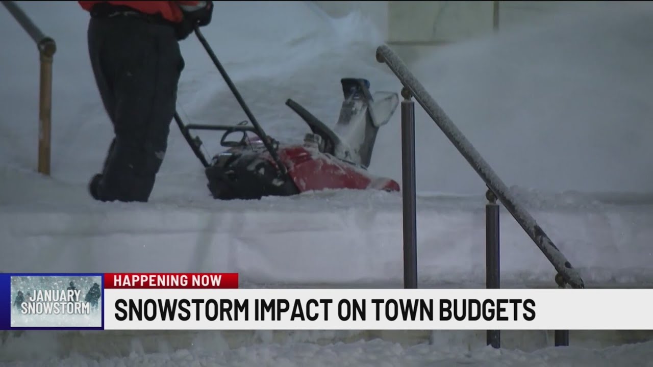 Connecticut city budgets feeling effects of snowstorm