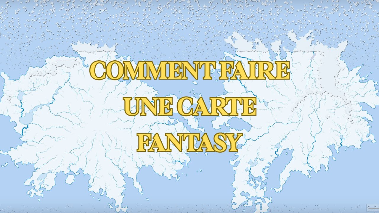 TUTO : Comment faire une carte fantasy et y dessiner des frontières FACILEMENT !