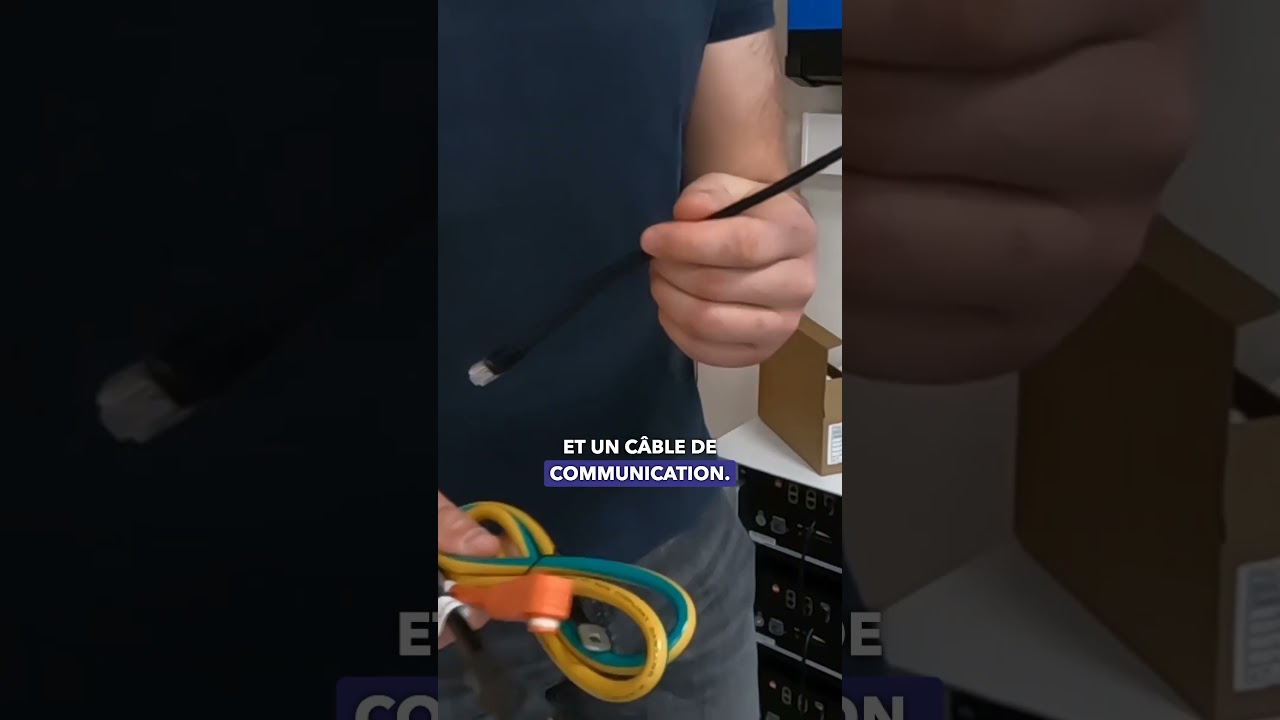 Pylontech câbles de puissance et communication batterie