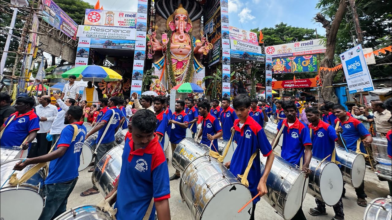 Khairatabad Ganesh 2023 | Sri Krishna Pad band at Khairatabad Bada Ganesh 2023 | Hyderabad Band
