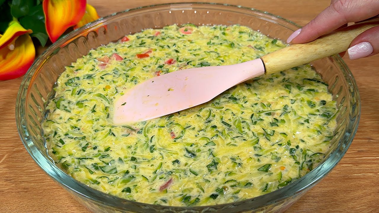 Я могла бы есть этот рецепт кабачков каждый день! Простой рецепт ужина за 10 минут!