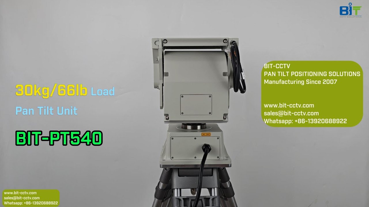 BIT-PT540 30kg Load Medium Duty Pan Tilt Positioner