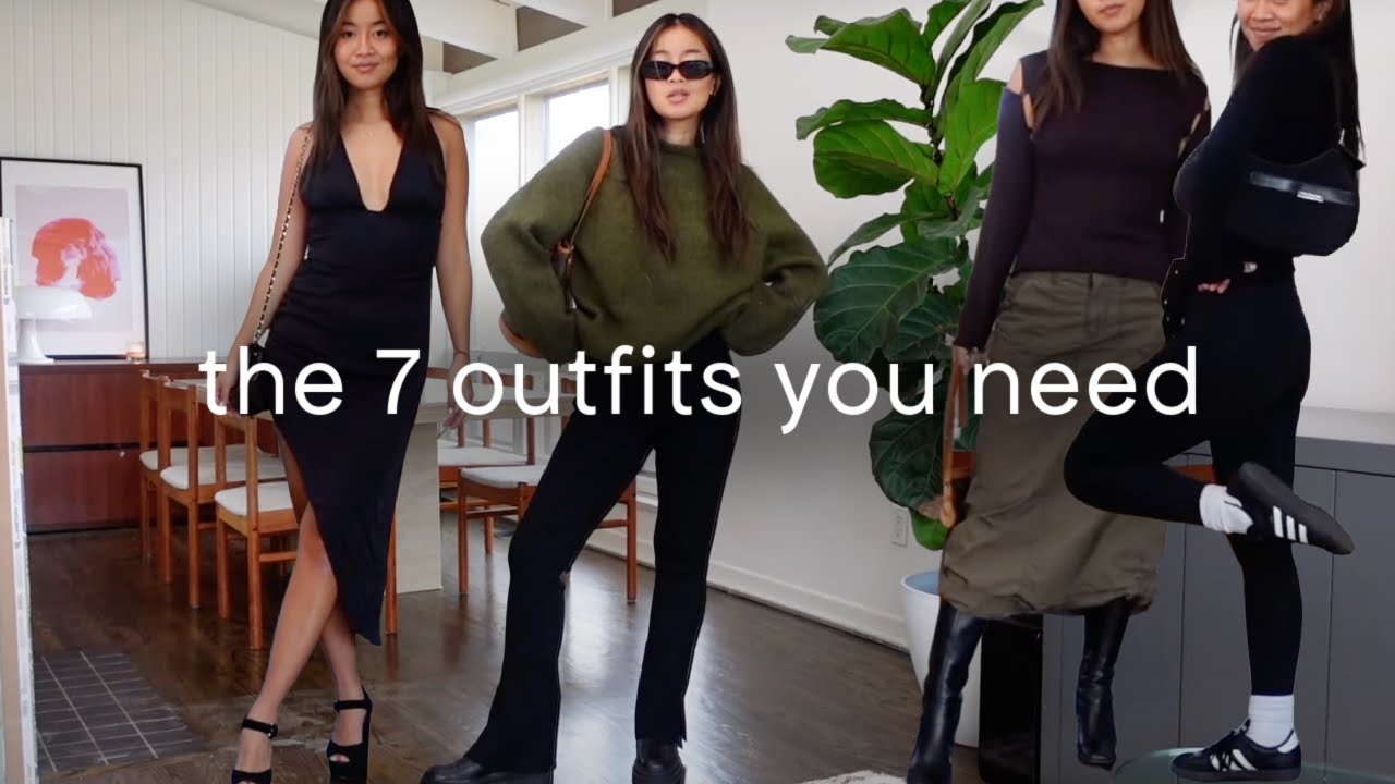 the only 7 outfits you need this winter